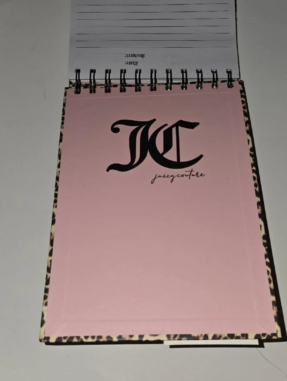 Juicy Couture Leopard Spriral Journal